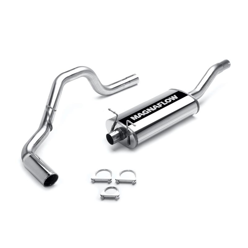 MagnaFlow MF Series - Stainless Cat-Back Exhaust - Single Passenger Side Rear Exit 15681