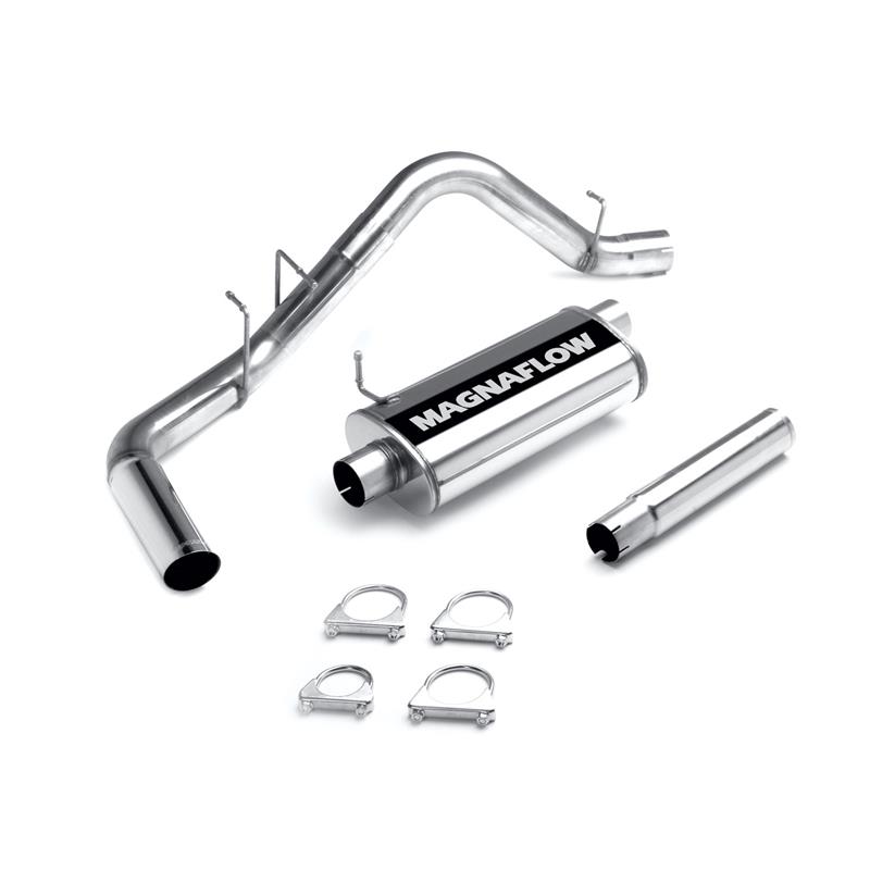 MagnaFlow MF Series - Stainless Cat-Back Exhaust - Single Passenger Side Rear Exit 15656