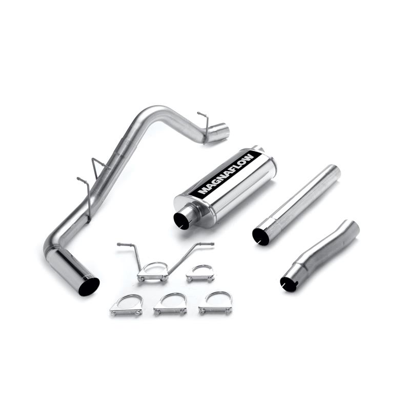 MagnaFlow MF Series - Stainless Cat-Back Exhaust - Single Passenger Side Rear Exit 15657