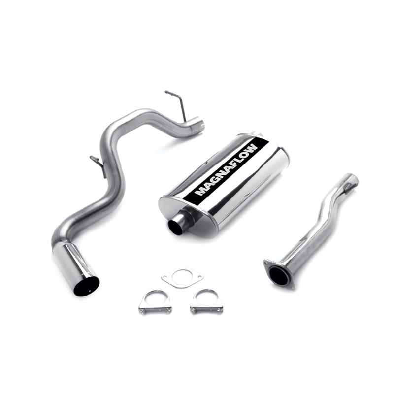 MagnaFlow MF Series - Stainless Cat-Back Exhaust - Single Passenger Side Rear Exit 15702