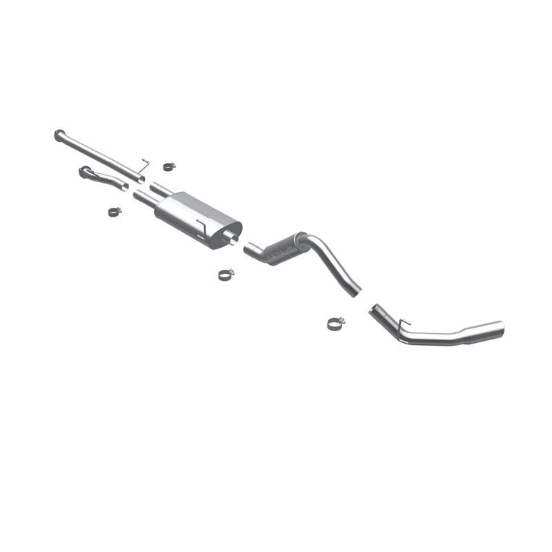 MagnaFlow MF Series - Stainless Cat-Back Exhaust - Single Passenger Side Rear Exit 16470