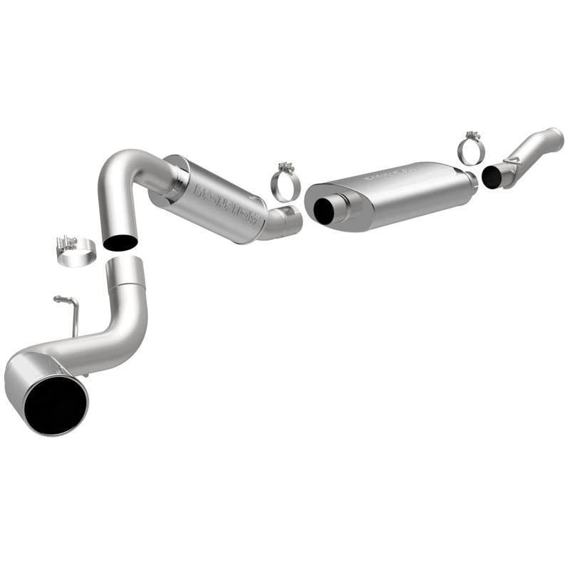 MagnaFlow MF Series - Stainless Cat-Back Exhaust - Single Passenger Side Rear Exit 15171