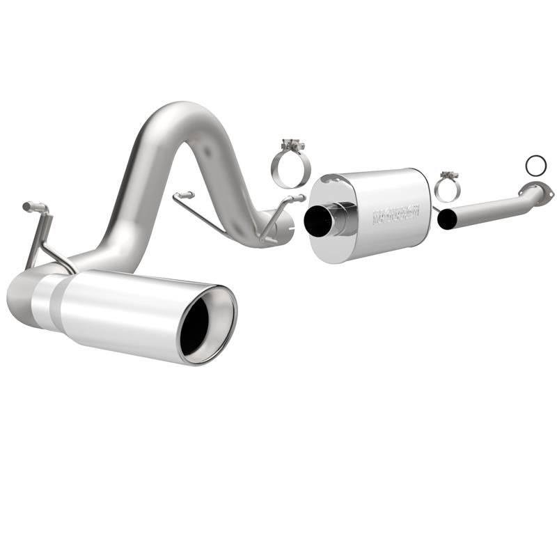 MagnaFlow MF Series - Stainless Cat-Back Exhaust - Single Passenger Side Rear Exit 15240