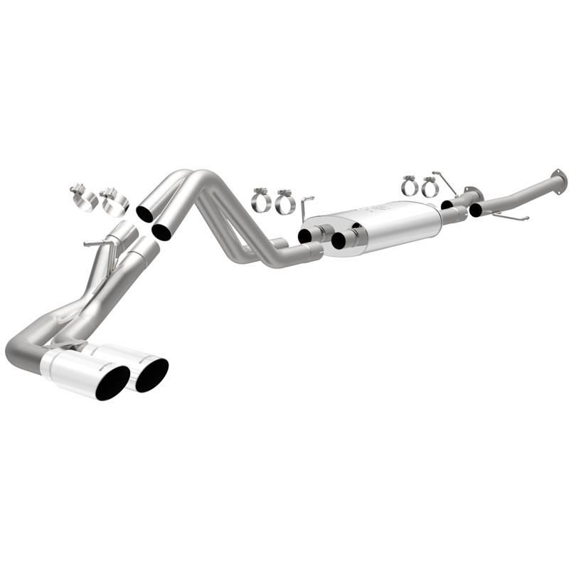 MagnaFlow MF Series - Stainless Cat-Back Exhaust - Dual Same Side Behind Passenger Rear Tire Exit 15251