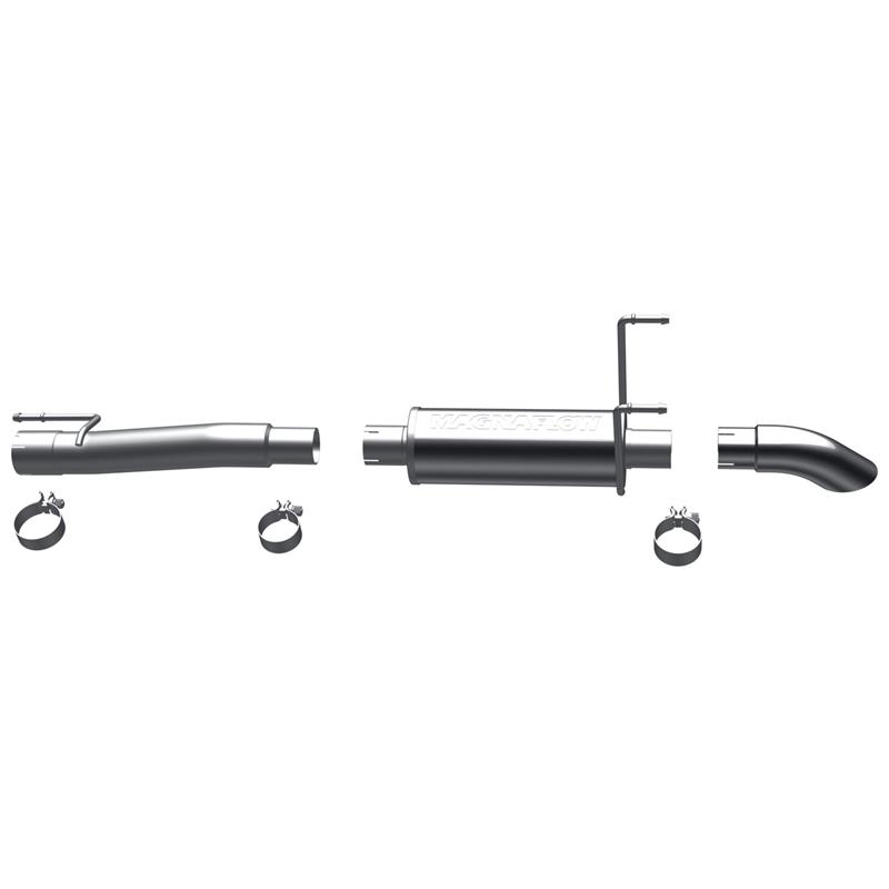 MagnaFlow Off-Road Pro Series - Stainless Cat-Back Exhaust - Turn Down In Front Of Rear Tire Exit 17116