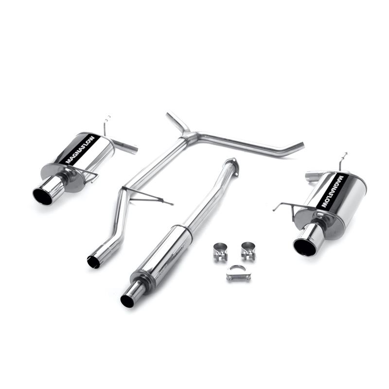 MagnaFlow Street Series - Stainless Cat-Back Exhaust - Dual Split Rear Exit 15640