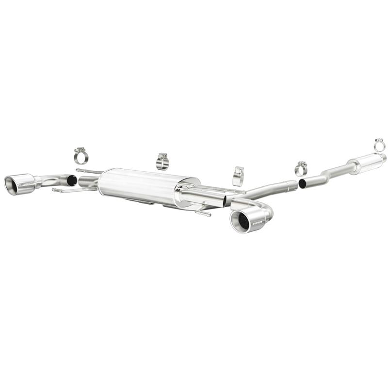 MagnaFlow Street Series - Stainless Cat-Back Exhaust - Dual Split Rear Exit 15297