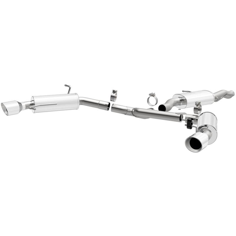 MagnaFlow Touring Series - Stainless Cat-Back Exhaust - Dual Split Rear Exit 15314