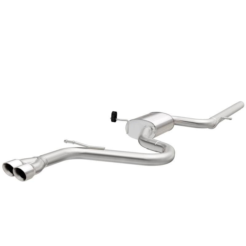 MagnaFlow Touring Series - Stainless Cat-Back Exhaust - Dual Straight Driver Side Rear Exit 15168