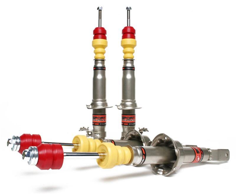 Skunk2 Sport Shock Absorber Kit - Shorter Shock Body - For Use w/Lowering Springs Or Sleeve Coilovers - Includes Shocks/Bumpstops/Rae Bushings - Set of 4 541-05-1200