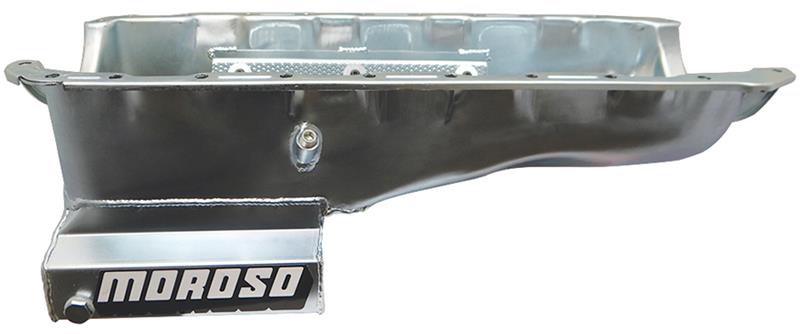 Moroso Oil Pan - Wet Sump - Chevrolet Big Block - Mark IV Style except Gen V and Gen VI - Most chassis including 1965-'72 Chevelle, Cutlass, Skylark, Tempest and GTO, except 1962-'67 Chevy II, V8 Vega/Monza and 1955-'57 Chevy 20416