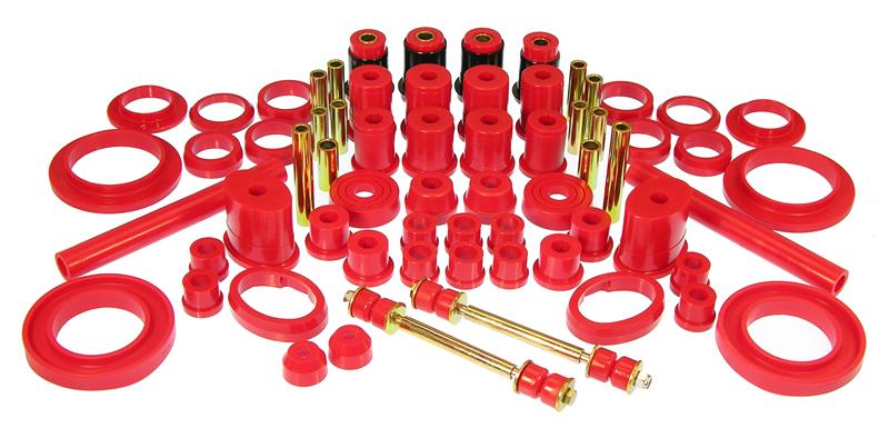 Prothane Total Kit - Incl C-Arm Front And Rear/Drive Train/Coil Isolators/Steering Bushings/Strut Tower/Sway Bar End Links/Tie Rod Boots 48000