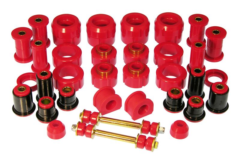 Prothane Total Kit - Incl Body Mounts/C-Arm Front/Spring And Shackle Rear/Tie Rod Boots 50952