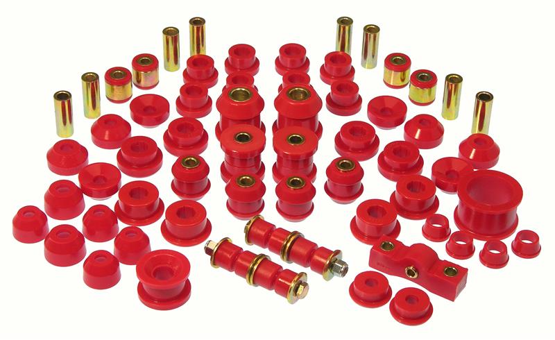 Prothane Total Kit - Incl Ball Joints Boots/C-Arm Front And Rear/Shifter Bushings/Shock Bushings/Steering Bushings/Sway Bar End Link/ Tie Rode Boots 37834