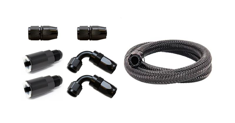 Torque Solution Flex Fuel Add-On Kit - Ties In w/ COBB Flex Fuel Kit - Converts Your Existing COBB Flex Fuel Kit To Quick Connect Fittings TS-SU-6FLK-FFU