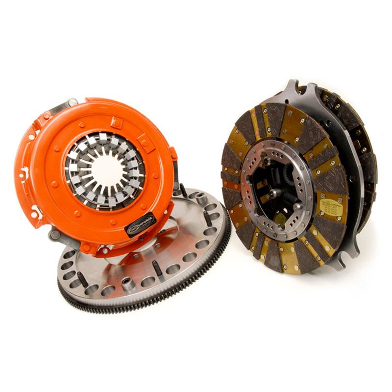 Centerforce Twin Disc Clutch/Flywheel Kit - Incl Pressure Plate, Discs, Floater, Flywheel, Bolts, Alignment Tool, Pilot Bearing 4614820