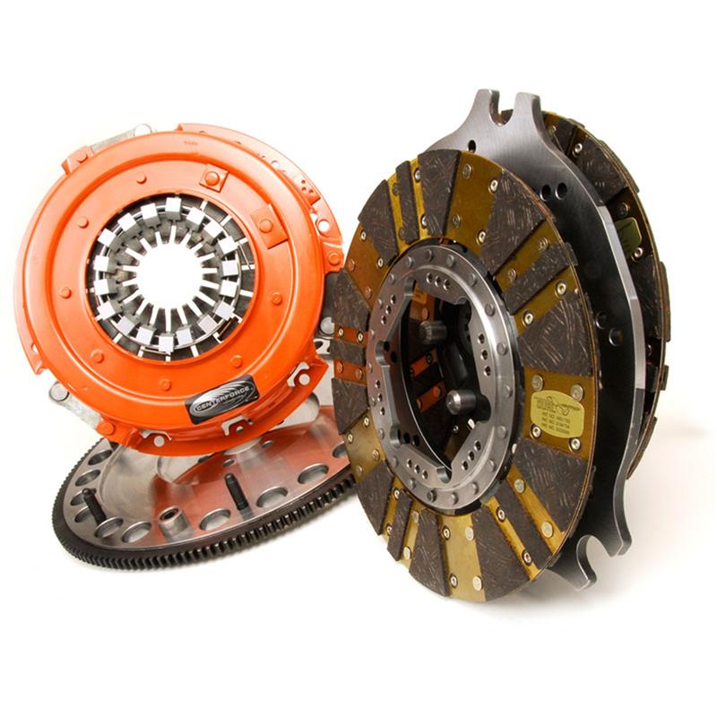 Centerforce Twin Disc Clutch/Flywheel Kit - Incl Pressure Plate, Discs, Floater, Flywheel, Bolts, Alignment Tool, Pilot Bearing 4214810