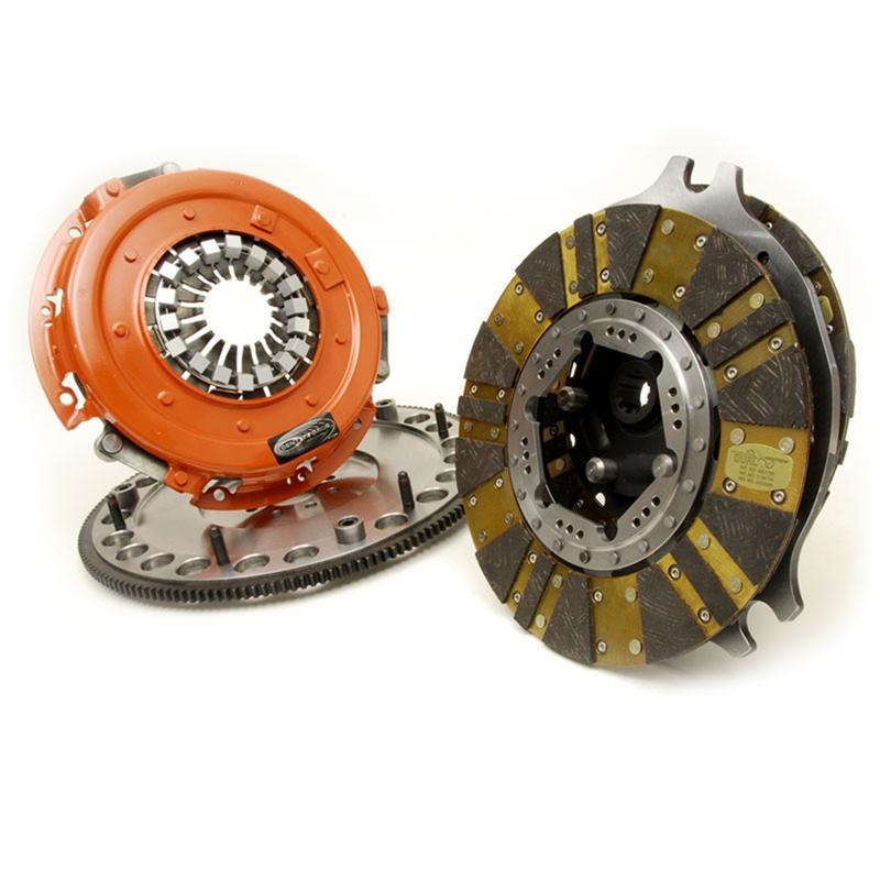 Centerforce Twin Disc Clutch/Flywheel Kit - Incl Pressure Plate, Discs, Floater, Flywheel, Bolts, Alignment Tool, Pilot Bearing 4214805