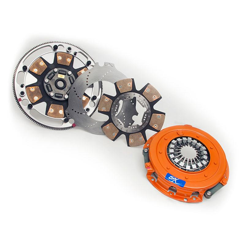 Centerforce Twin Disc Clutch/Flywheel Kit - Incl Pressure Plate, Discs, Floater, Flywheel, Bolts, Alignment Tool, Pilot Bearing 8614842