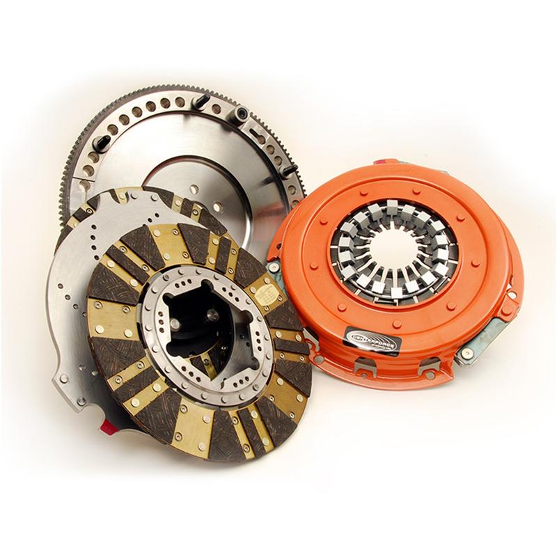 Centerforce Twin Disc Clutch/Flywheel Kit - Incl Pressure Plate, Discs, Floater, Flywheel, Bolts, Alignment Tool, Pilot Bearing 4215700