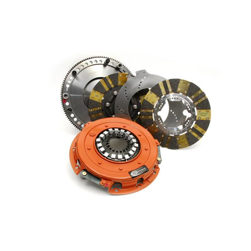 Centerforce Twin Disc Clutch/Flywheel Kit - 130 Tooth Ring Gear - Incl Pressure Plate, Discs, Floater, Flywheel, Bolts, Alignment Tool 4693018