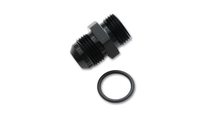 Vibrant Performance Straight Adapter Fitting - AN Flare to AN Straight Cut - w/ O-Ring 16847