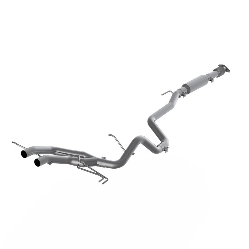 MBRP Pro Series Cat Back Exhaust - Dual Exit - Uses Factory Exhaust Bezels S4702304