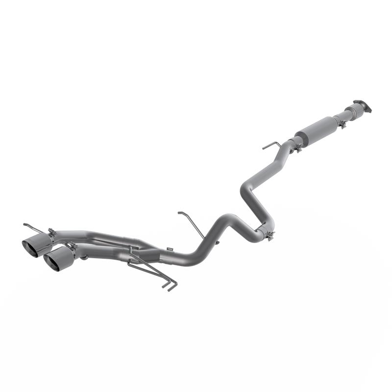 MBRP Installer Series Cat Back Exhaust - Dual Exit - w/ 4in OD Tips S4703AL