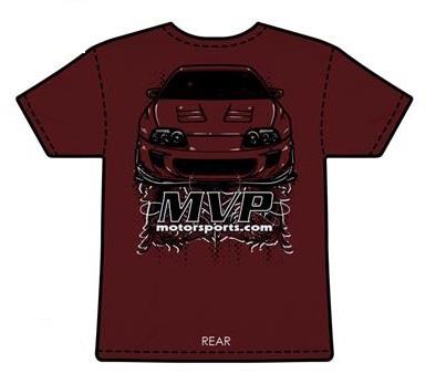 MVP Motorsports MVP Turbo Supra Cardinal Red Shirt MVP-CA-S