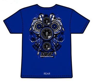 MVP Motorsports MVP Boosted Parts Royal Blue Shirt MVP-RB-S