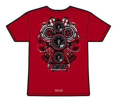 MVP Motorsports MVP Boosted Parts Red Shirt MVP-GR-S