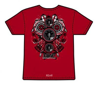 MVP Motorsports MVP Boosted Parts Red Shirt MVP-GR-S