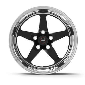 Weld Racing Supra RT-S S71 15x10 Rear Wheel for 1993-98 MKIV Supra - Black & Polished