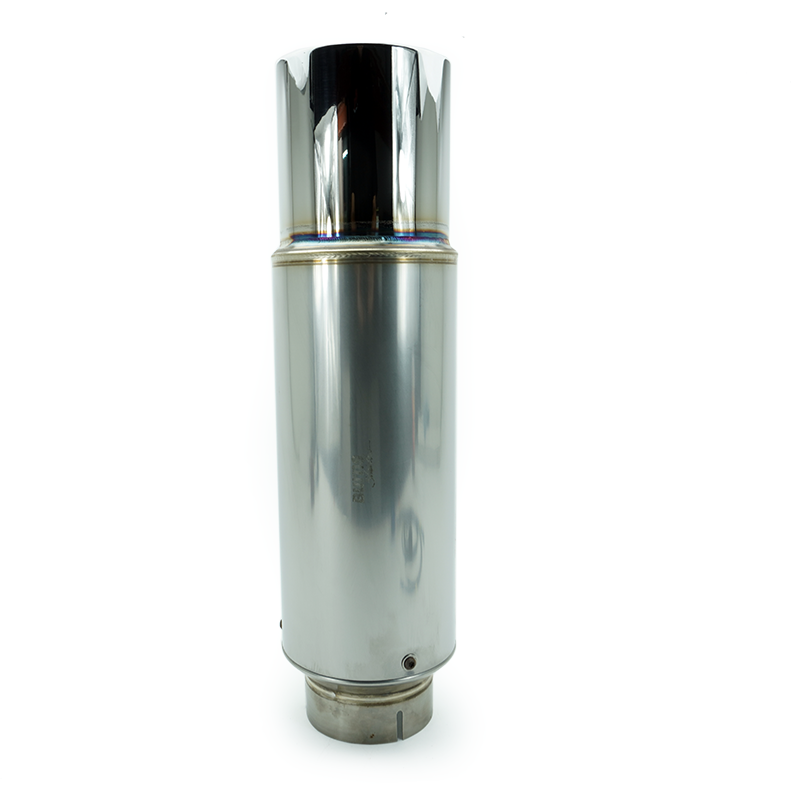 PHR Burns 4" Muffler with 5" polished tip