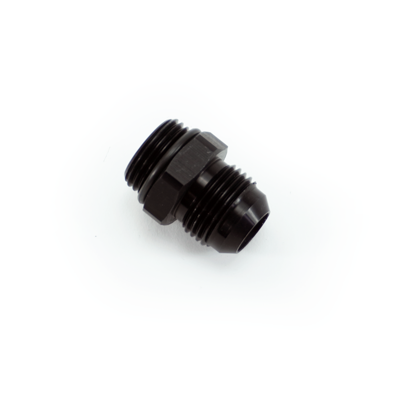 PHR -10ORB to -10AN male fitting, Straight, Aluminum, Anodized Black