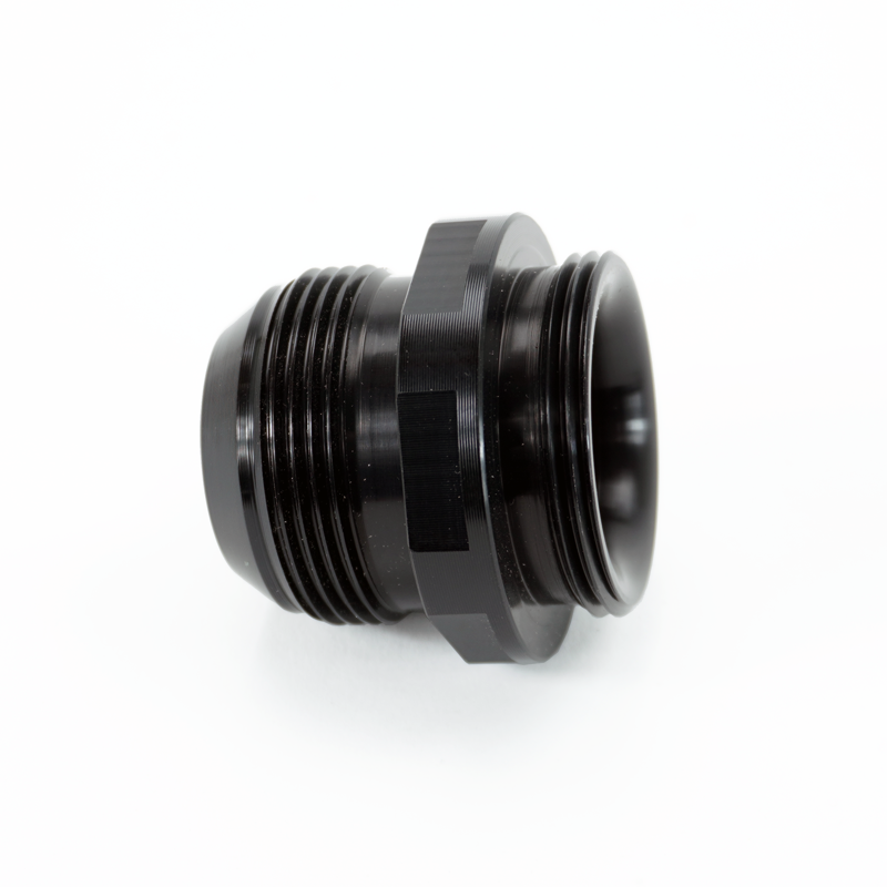 PHR -20ORB to -20AN male fitting, Straight, Aluminum, Anodized Black