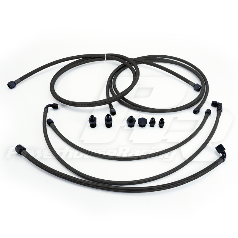 PHR E85 Fuel Line Kit for 1993-1998 MKIV Supra, Lines Only