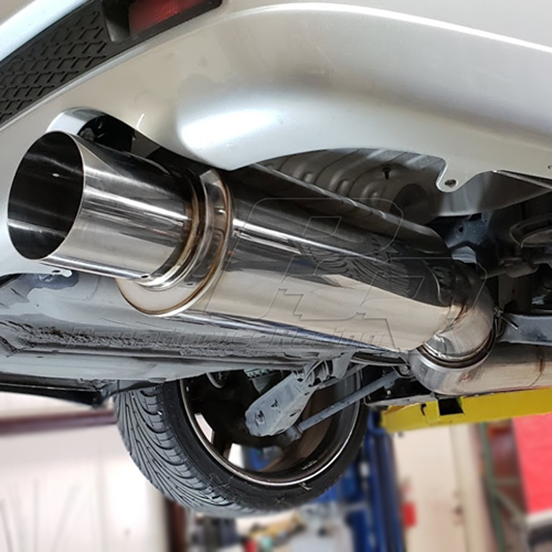 PHR 4.0" Exhaust for IS300, 4.0" Stainless, Vibrant Muffler
