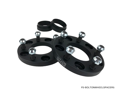 P2M 25MM WHEEL SPACERS: 5X114 PCD / M12X1.25 STUD / 66.1 BORE