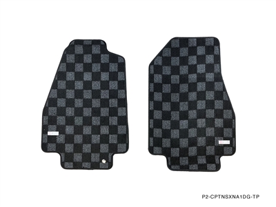 P2M ACURA NSX (NA1) 1990-96 RACE FLOOR MATS: DARK GREY