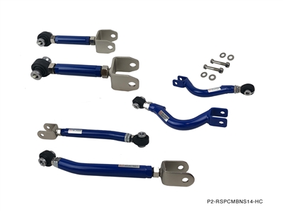P2M COMBINATION: NISSAN S14 REAR TOE, TRACTION, UPPER CONTROL ARMS COMBO