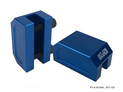 P2M FRAME RAIL JACK ADAPTERS: BLUE (2PCS SET)
