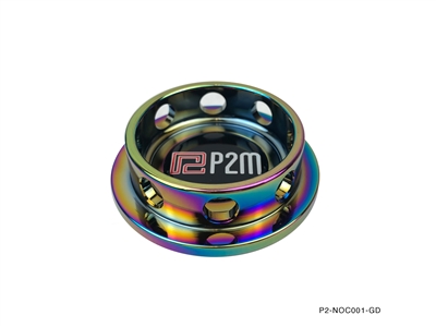P2M ROUND NEO CHROME OIL CAP: NISSAN / HONDA