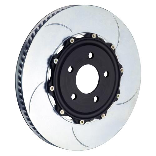 Brembo 2-Piece Disc System - Includes OEM Replacement 2-Piece Disc Assemblies - For use w/ OEM Calipers - Type-5 Slot Pattern, Differs from Standard GT 8-Slot Pattern 102.8012A