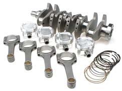 Brian Crower Stroker Kit - 102mm Stroke Billet Crank - Sportsman Rods - Custom Pistons BC0349