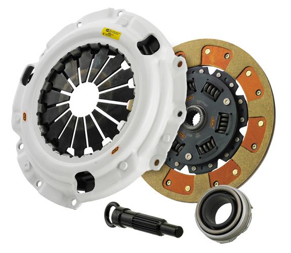 Clutch Masters FX300 Clutch Kit - Heavy Duty Pressure Plate - Sprung Hub Segmented Kevlar Disc - Steel Flywheel Included - Hydraulic Slave Cylinder Included 17020-HDTZ-SKH