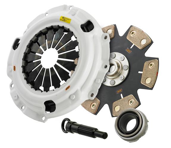 Clutch Masters FX500 Clutch Kit - Heavy Duty Pressure Plate - 6-Puck Rigid Ceramic Disc - Hydraulic Release Bearing NOT Included 05095-HDB6