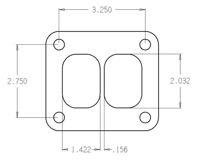 Cometic Turbo Flange Gasket - T Series/Super T Turbo C4513