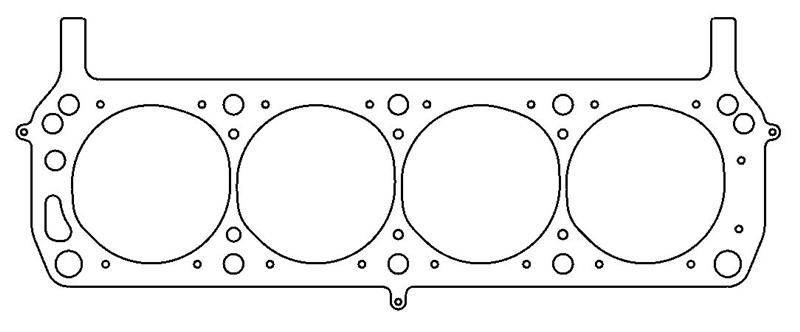 Cometic MLS Cylinder Head Gasket - Left Hand Side - Each C5364-040