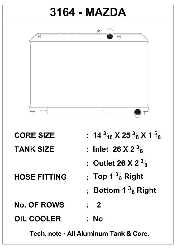 CSF Performance Radiator 3164